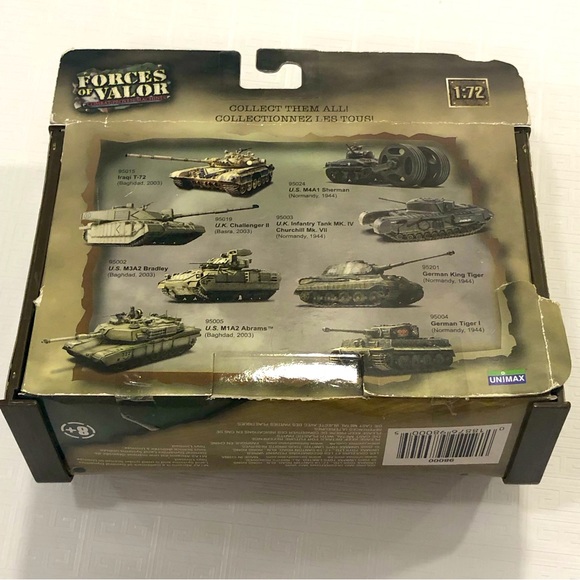 Forces of Valor U.S. M4A1 Normandy 1944 1:72 war tank Die Cast - Picture 4 of 5